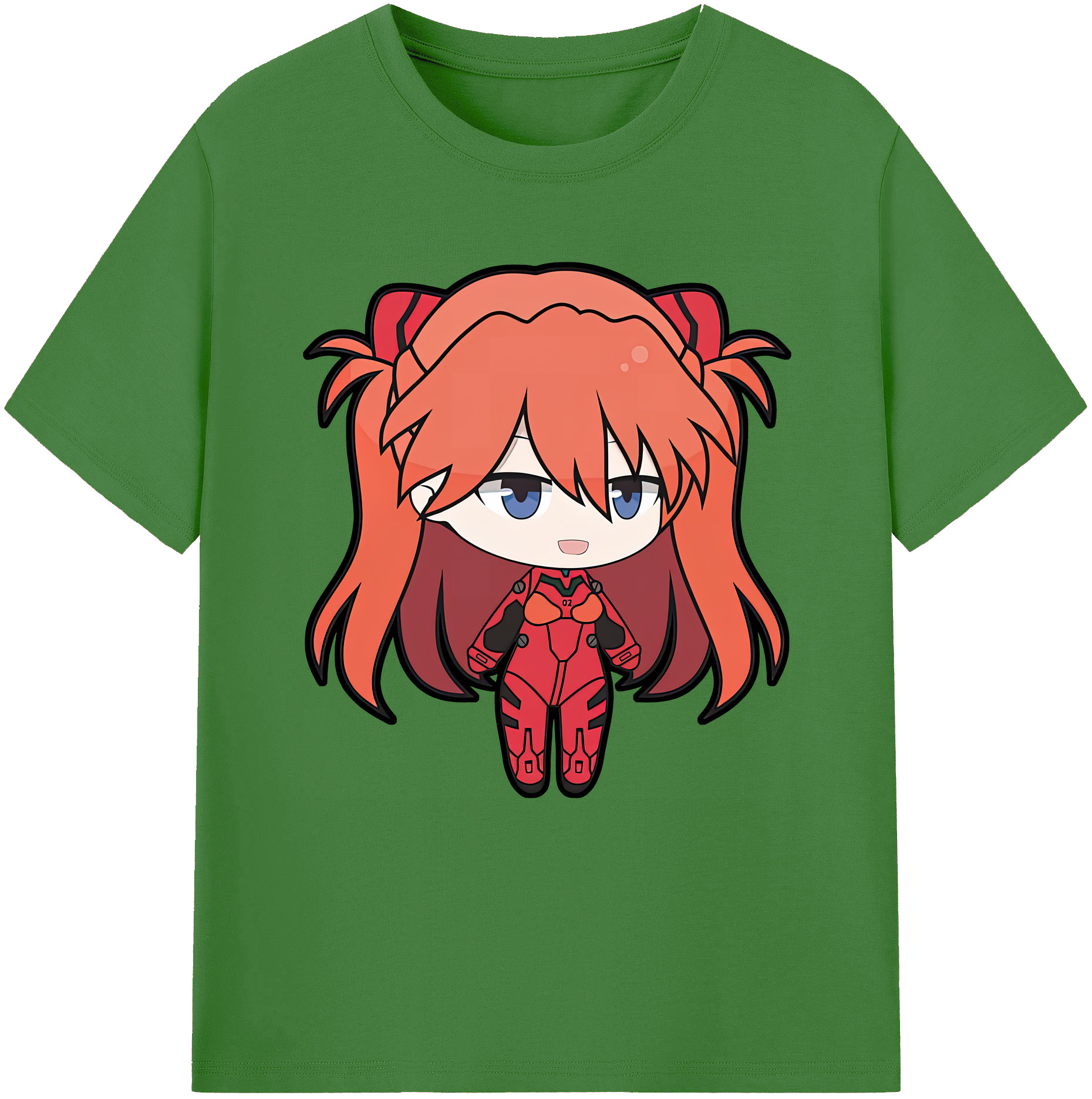（画像用） EVA 新世紀エヴァンゲリオン レディースカジュアルプリントTシャツ（綿100％）